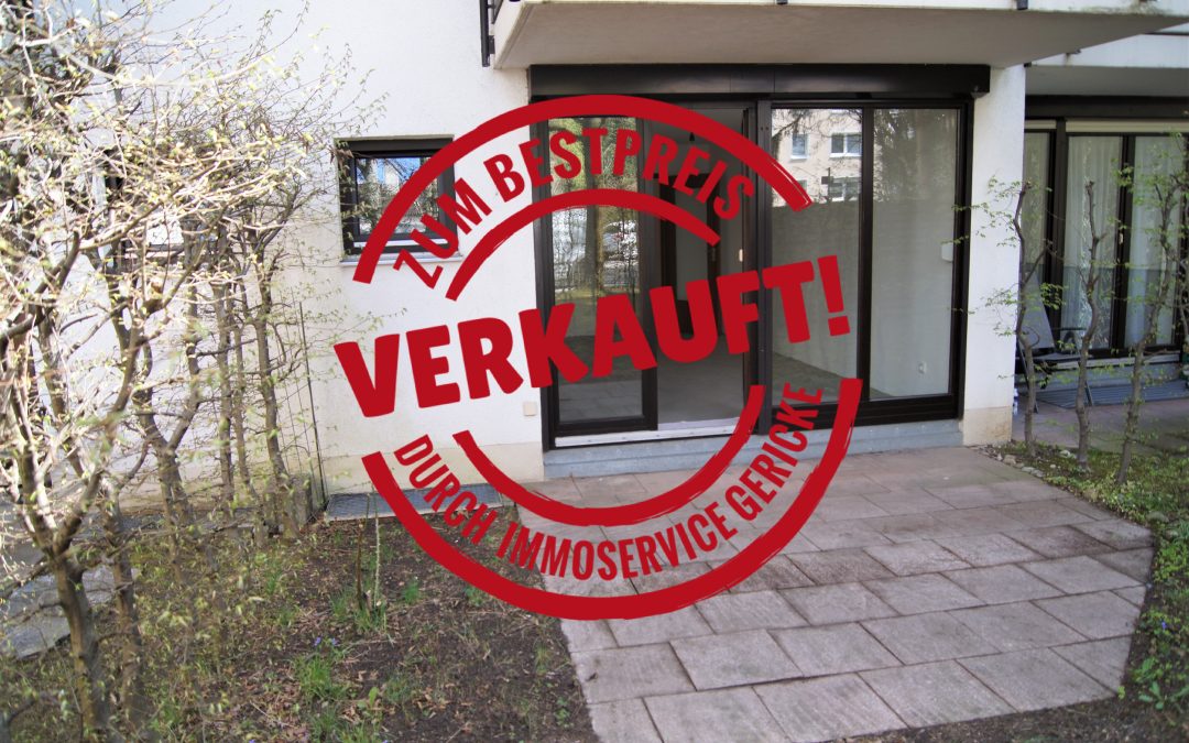 Verkauft: Charmantes 1-Zimmer-Appartement mit Terrasse und Gartenanteil in Moosach // SG-234
