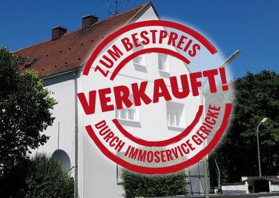 Verkauft: 6 Familienhaus eingebettet in 2 Grünanlagen in München Moosach